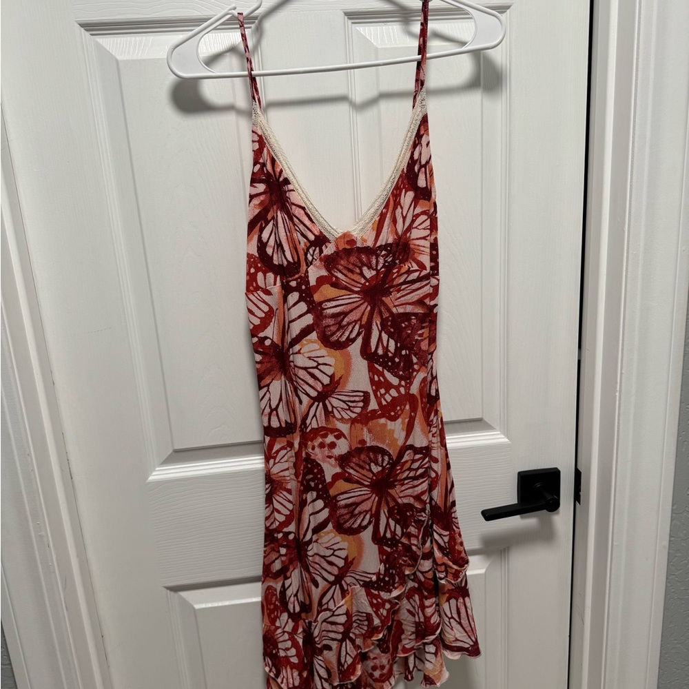 Floral Spaghetti Strap Dress